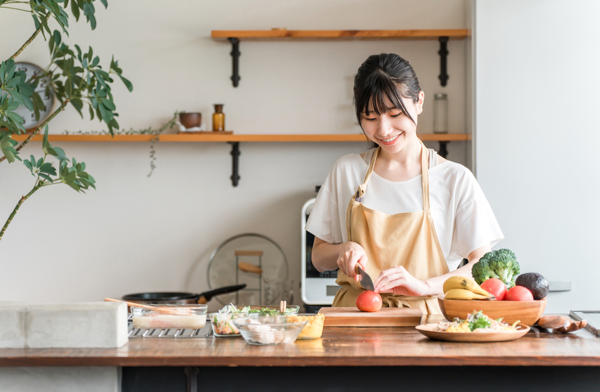 食生活アドバイスの様子